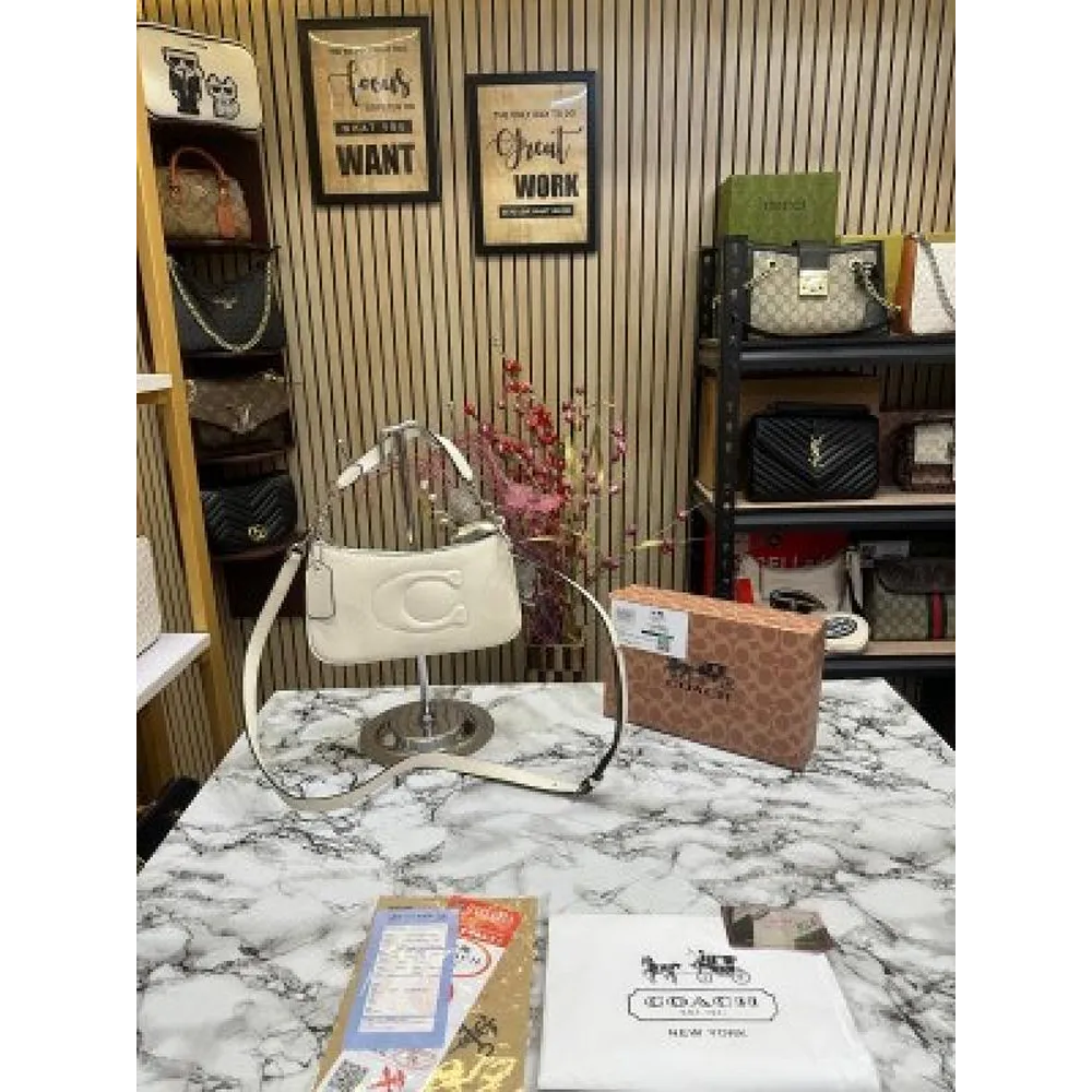 Coach Shoulder Bag With Box & Dust Bag (FT1291)