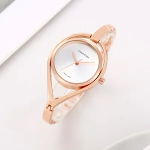 First Copy Calvin Klein Watch Rosegold White Dial (FT2496)
