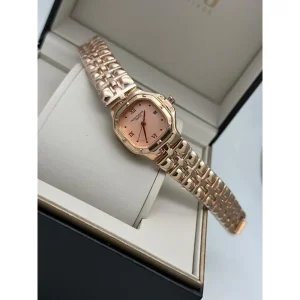 First Copy Patek Philippe Square Watch Roman Rosegold (FT2499)