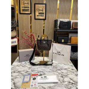 Coach Mini Tote Bag With Box And Dust Bag (FT2264)