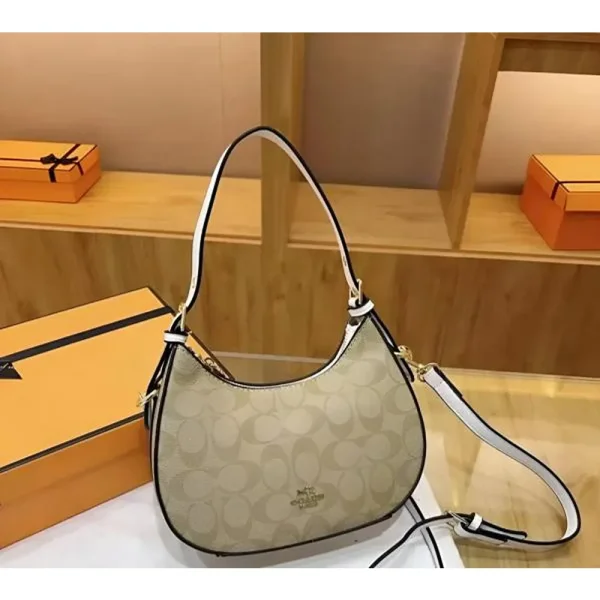 Coach Signature Canvas Bag With OG Box (FT2705)