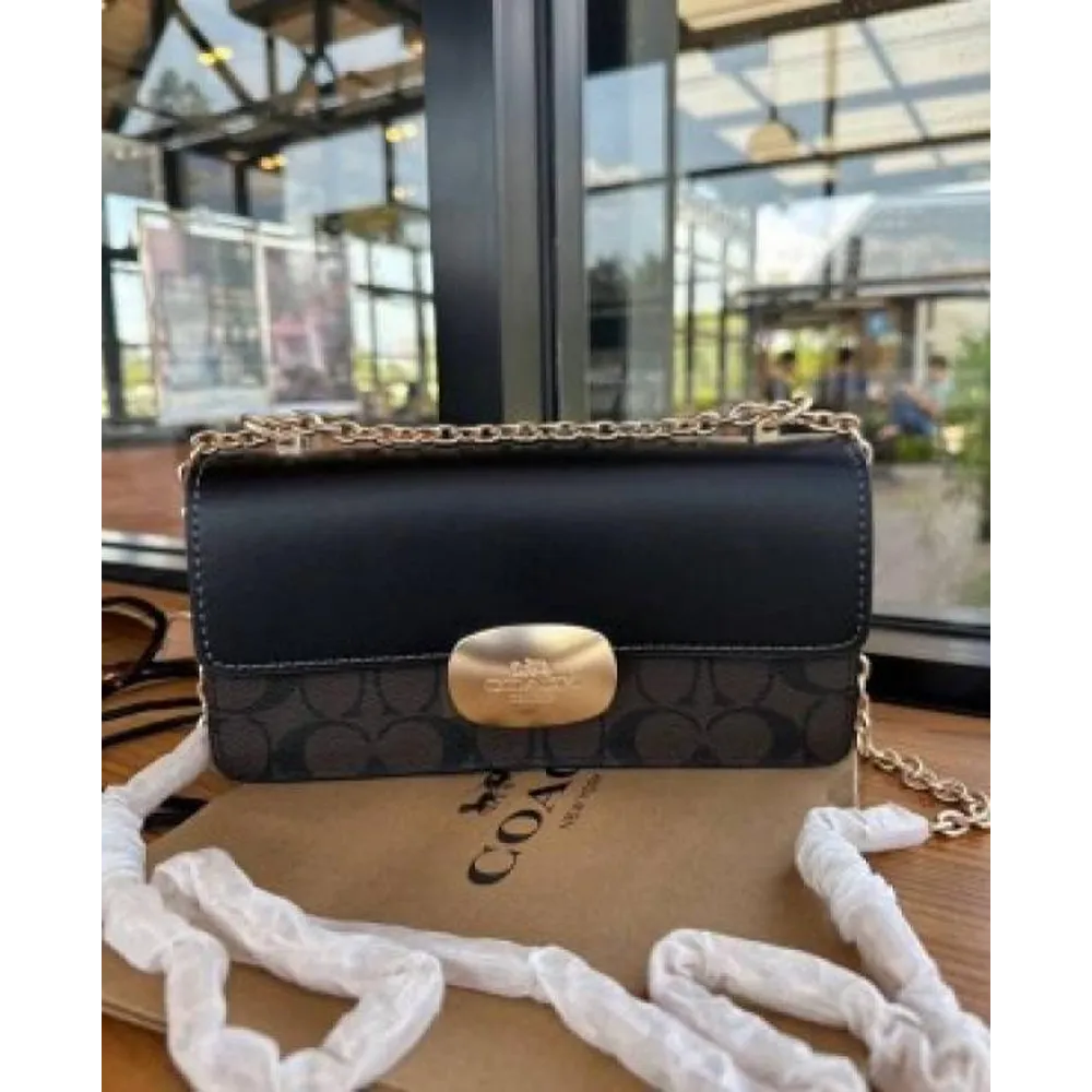 Coach Eliza Flap Crossbody Bag With OG Box (FT2266)