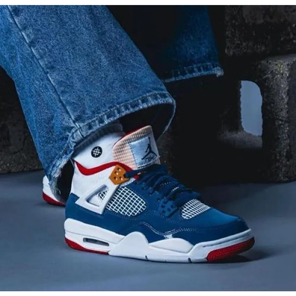 Premium Daily Comfort Nike Jordan Retro 4 Gs Messy Men’s Shoes Strong (SW2293) - Image 3