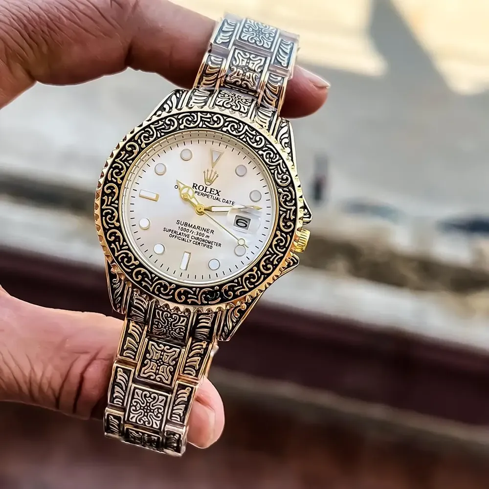 Attention With This Elite Rolex Submariner Handcrafted Watch White Dial (SUP6933) - Image 2