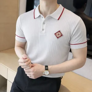 Casablanca Knitted Polo T-Shirt