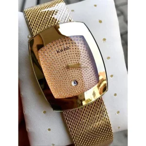 Rado Gold Dotted Watch