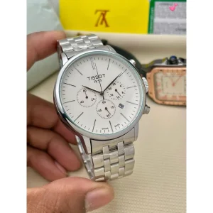 Tissot Chronograph Watch Silver