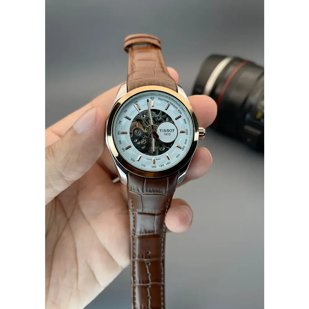 Embrace Elite Style Tissot Squelette Watch T Classic White (SUP7272) - Image 2