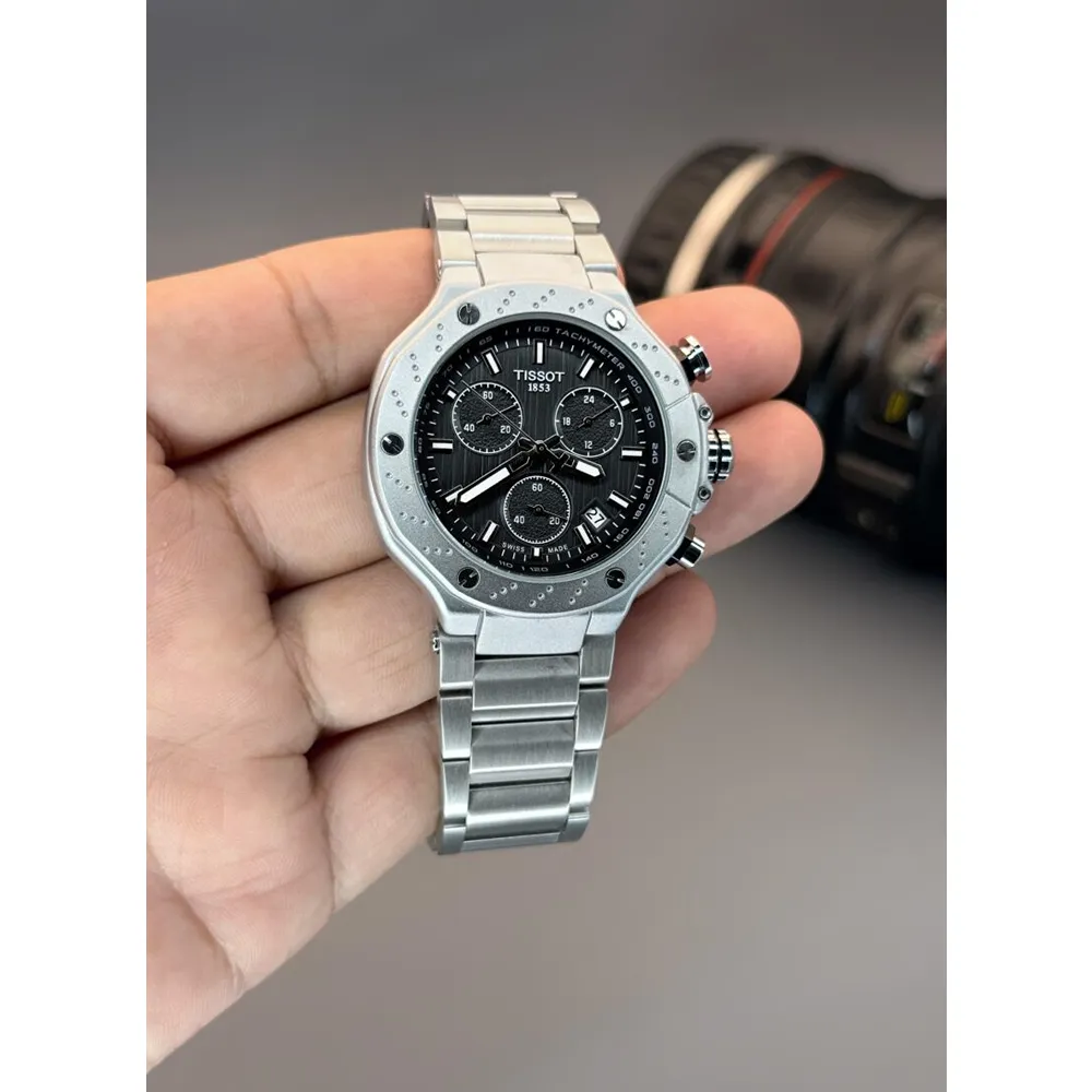 Premium Racing Inspired Tissot T-race Motogp Watch Chronograph Black (SUP7285) - Image 2