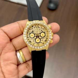 Rolex Diomond Eye Tiger Watch