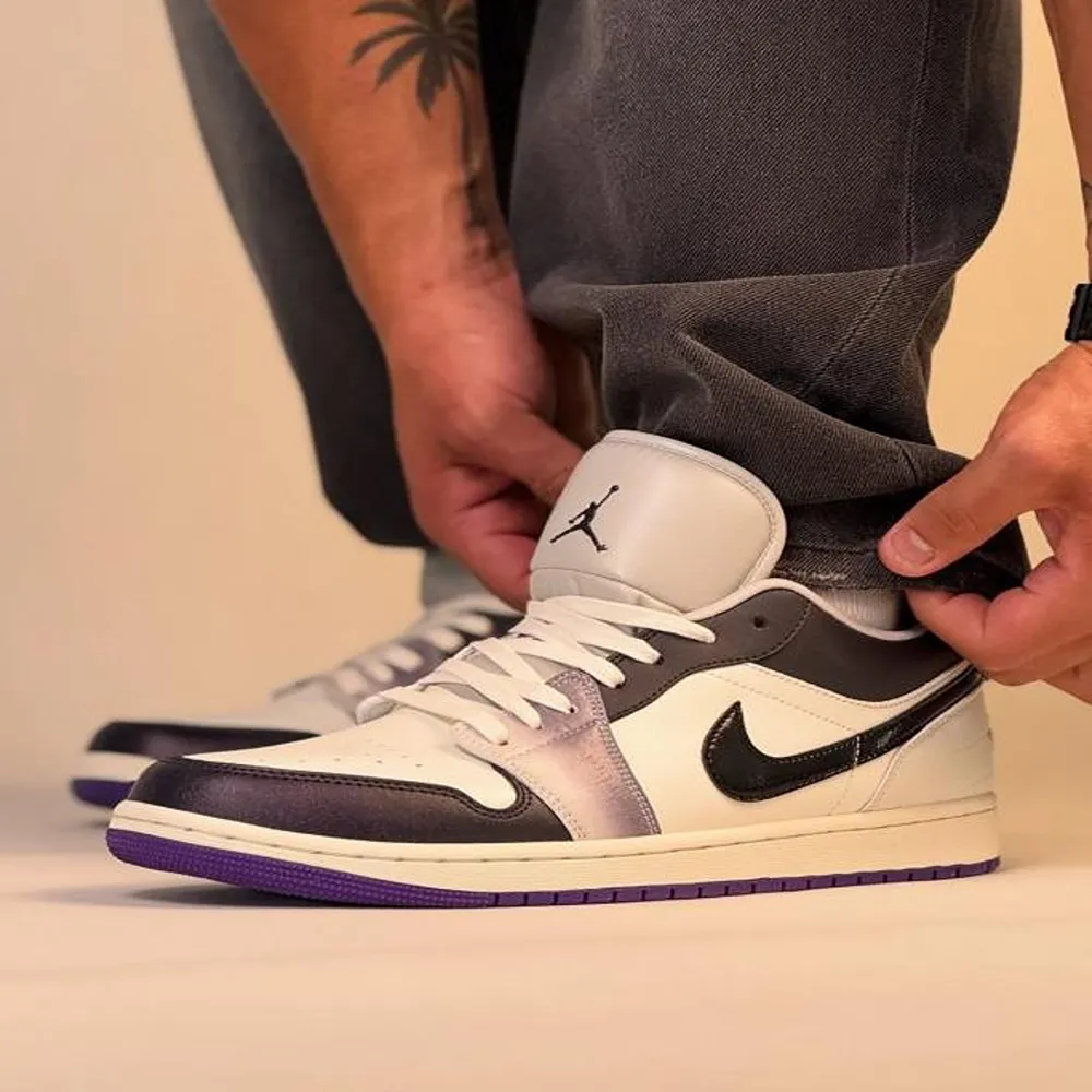 Premium Stylish Nike Air Jordan Retro 1 Low Punk Rock Shoes For Women (SUP7584) - Image 3