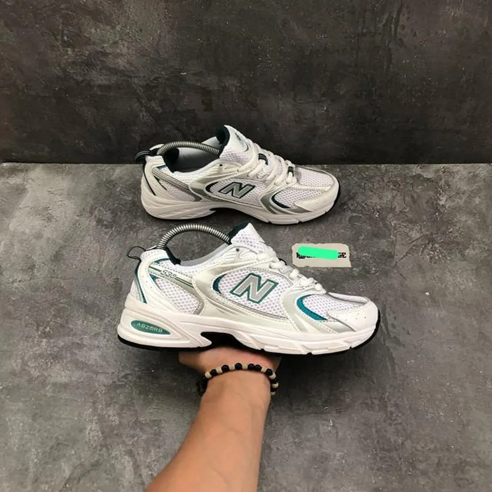 Imported Trendy New Balance 530 White Green Shoes For Women (SUP7591) - Image 2