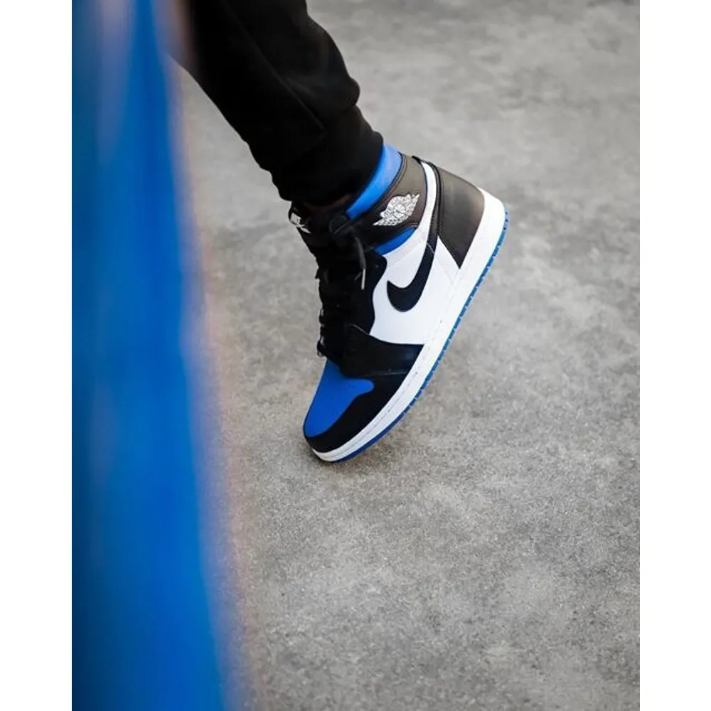 Premium First Copy Nike Air Jordan Retro 1 High Royal Toe Shoes (SUP7325) - Image 2