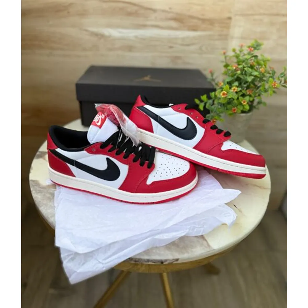 Premium First Copy Nike Air Jordan Retro 1 Low Chicago Red Shoes (SUP7326) - Image 3