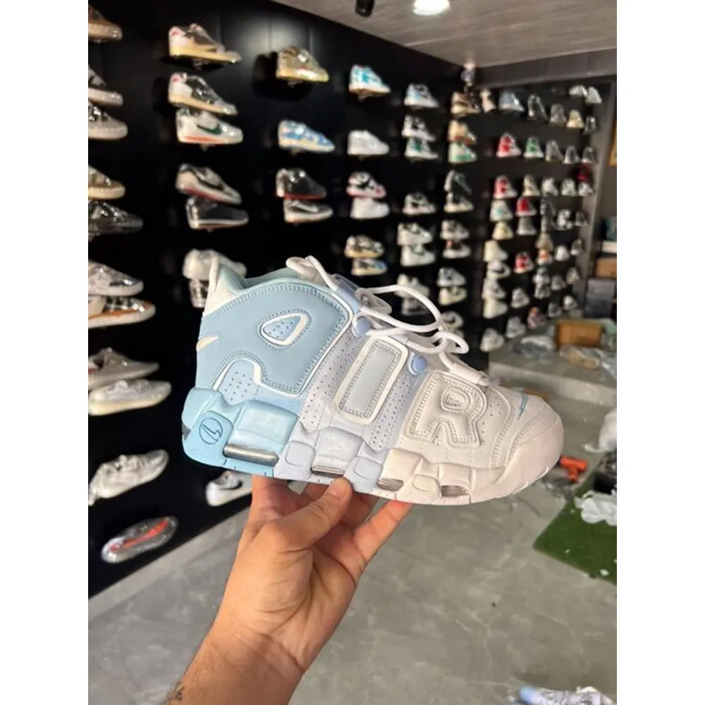 Imported Nike Air Uptempo First Copy Blue-white Shoes (SUP7377) - Image 3