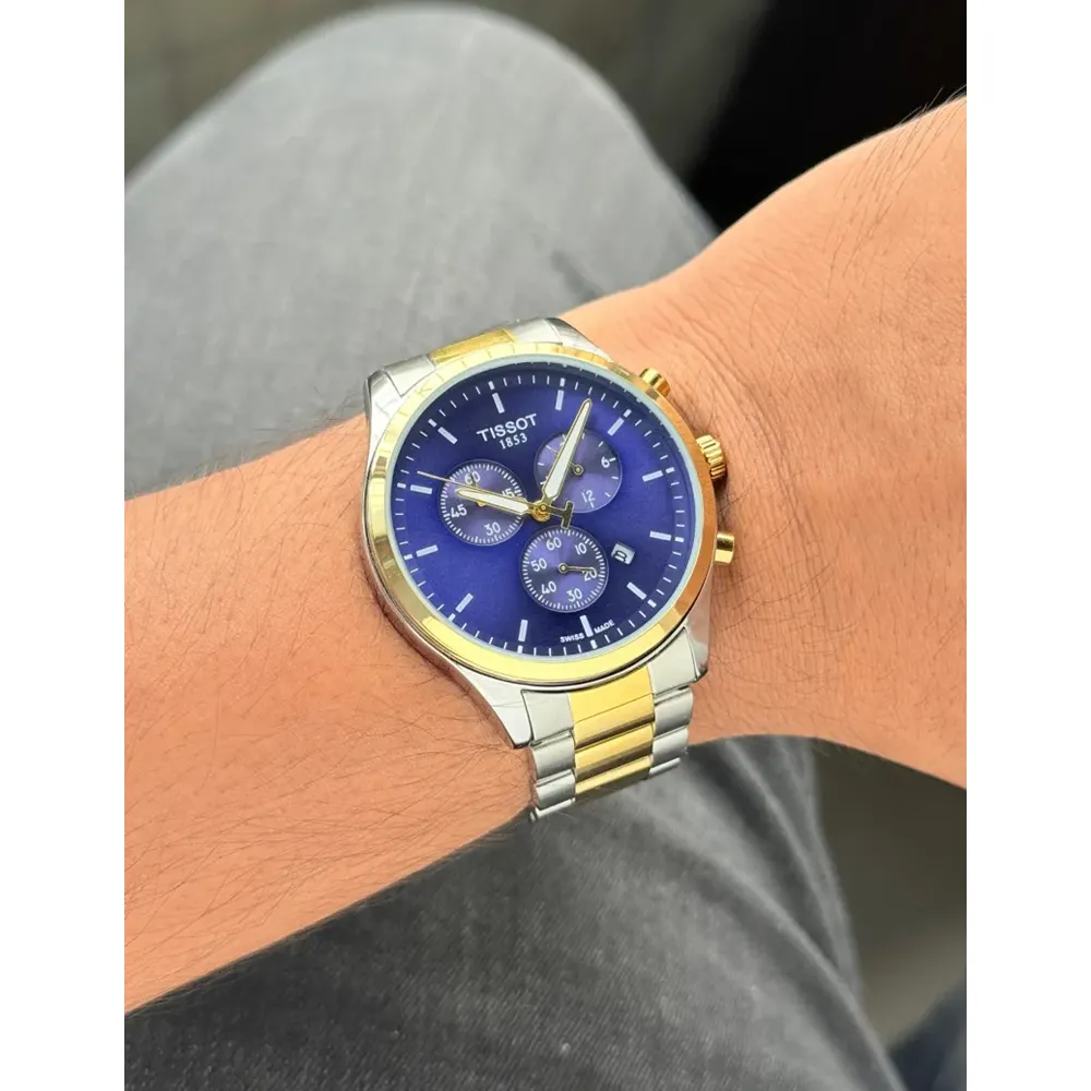 Comfort & Everyday Elegance Tissot Chrono Xl Watch Classic Two Tone (SUP7212) - Image 3