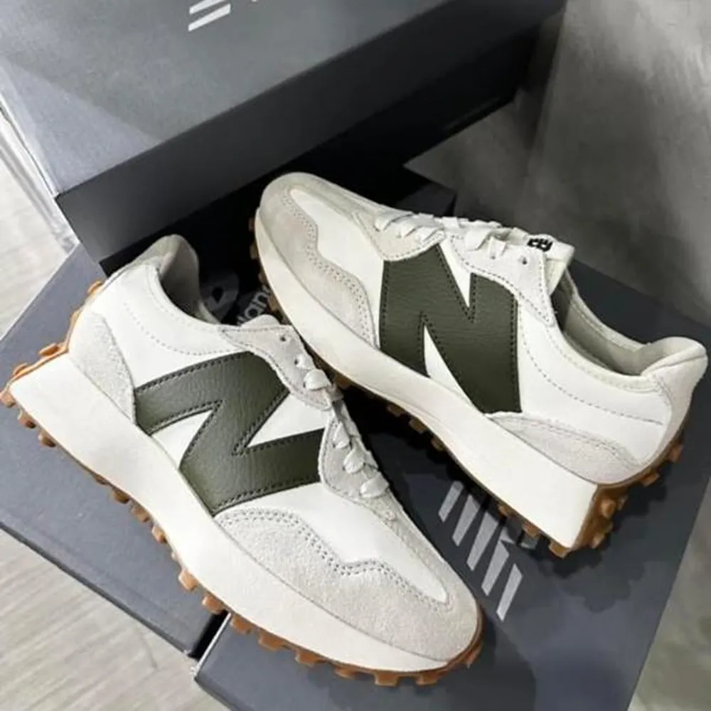 Imported Trendy New Balance 327 Olive Shoe For Women For Women (SUP7594) - Image 4