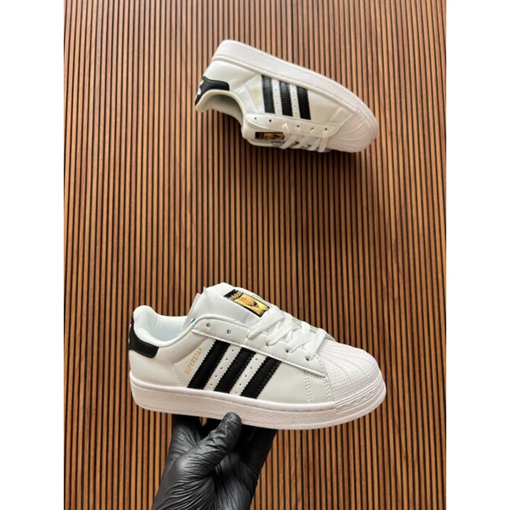 Premium First Copy Adidas Superstar Full Leather White Shoes (SUP7420) - Image 2