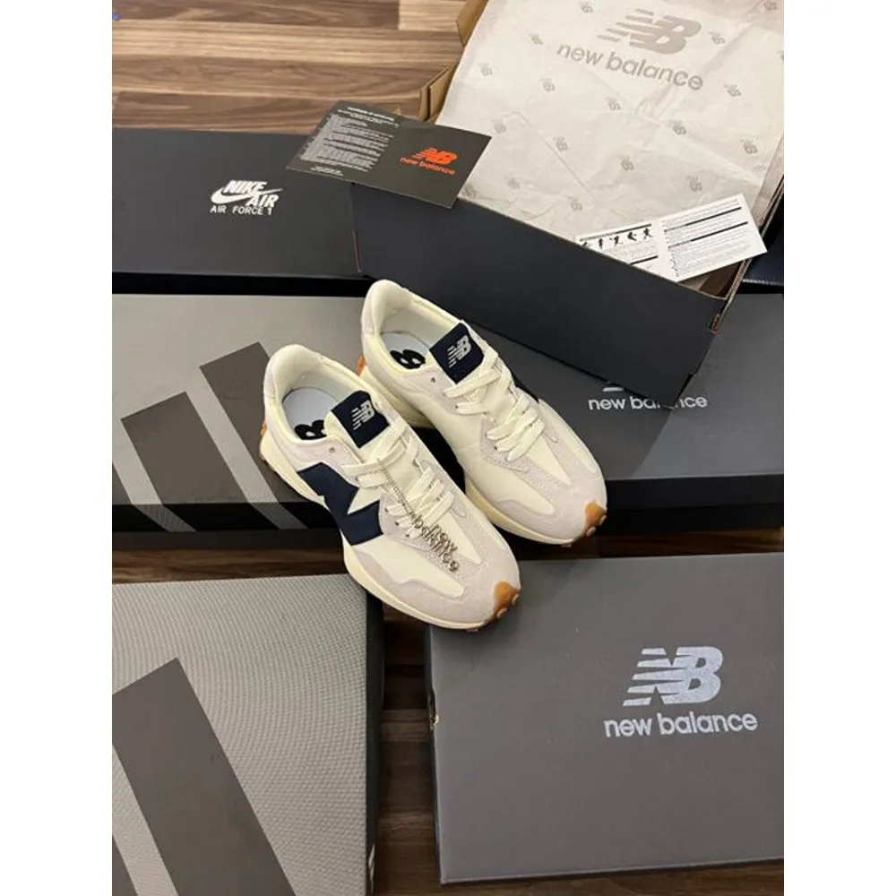 Premium First Copy New Balance White Blue Shoes (SUP7424) - Image 3