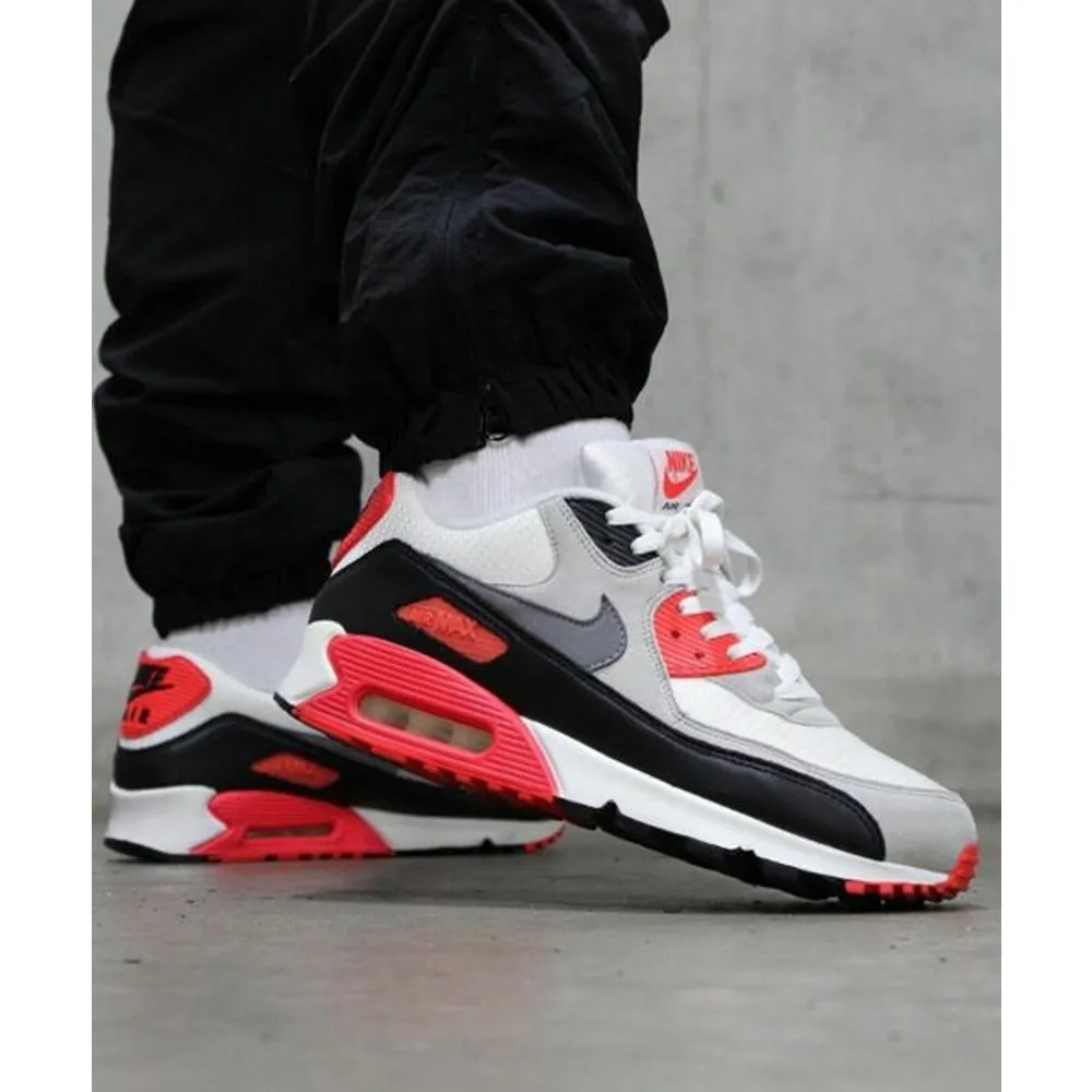 Premium First Copy Nike Air Max 90 Grey Red Shoes (SUP7334) - Image 2