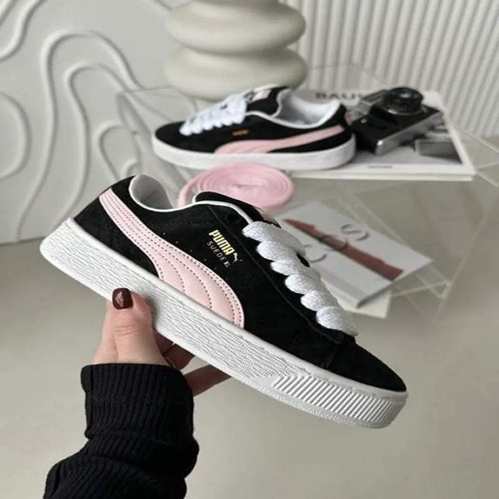 Luxury Fashion Puma Suede Xl Shoes Black Pink For Women (SUP7600) - Image 3