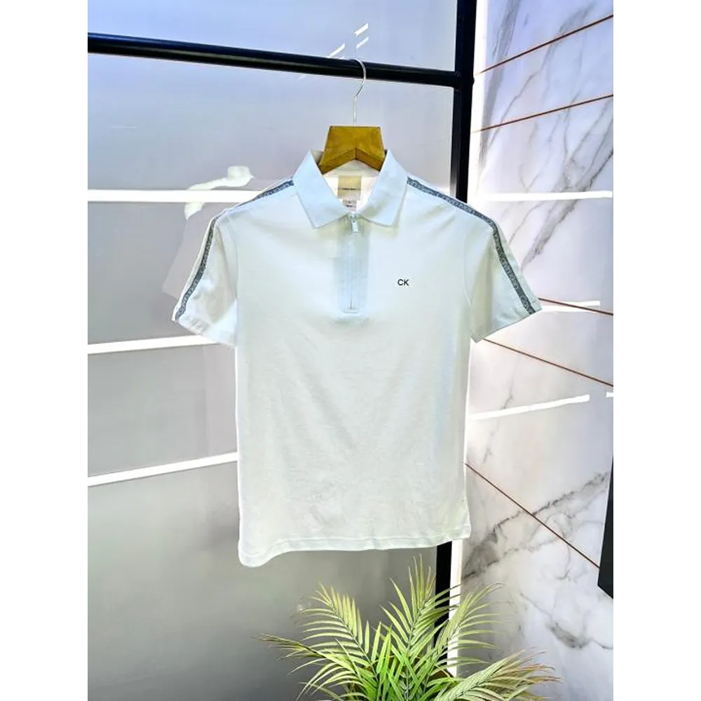 Calvin Klein White Polo T-Shirt