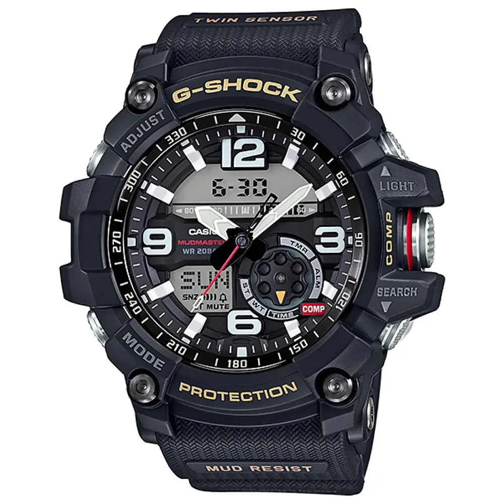 Casio G Shock Mud Master Watch Gg-1000-1adr Black Analog (SUP7755) - Image 3